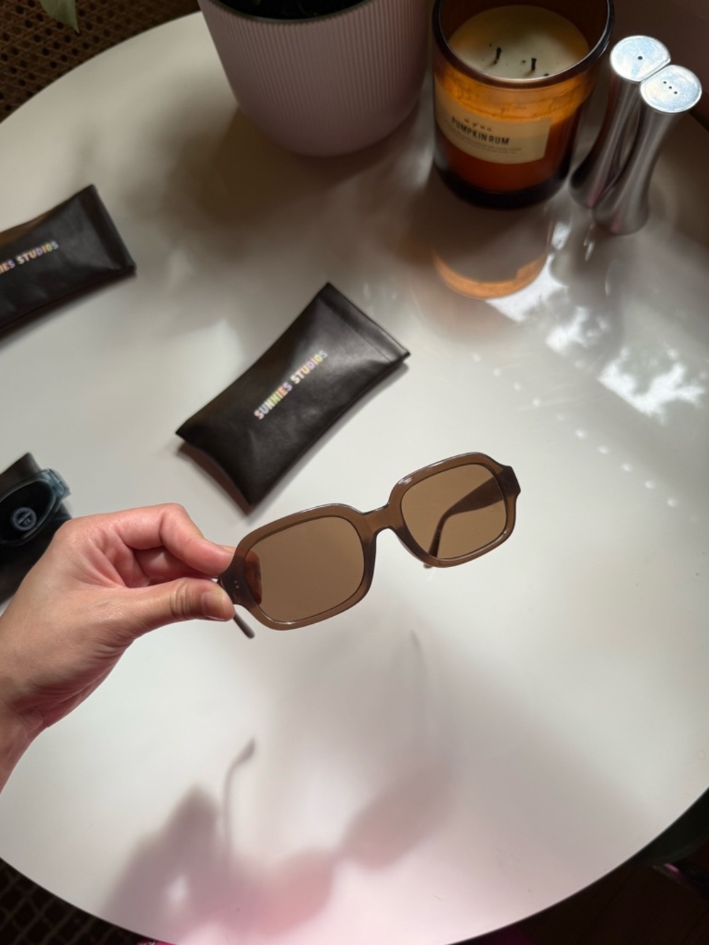 NWOT Taupe 70s Sunnies Studios Sunglasses